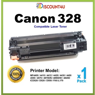 Discount4U ตลับหมึกเลเซอร์เทียบ Canon Cartridge 328 / CRG328 Canon328 ใช้กับ canon MF472 Canon  MF4550d