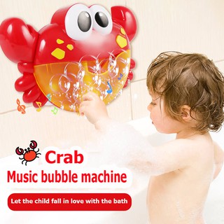 【ส่งในกรุงเทพ】ปูเป่าฟอง Crab Bubble เครื่องเป่าฟองรูปปู ของเล่นในน้ำเด็กขี้เล่นอาบน้ํา เด็กขี้ฉ่ําของผู้หญิงทําฟองสบู่