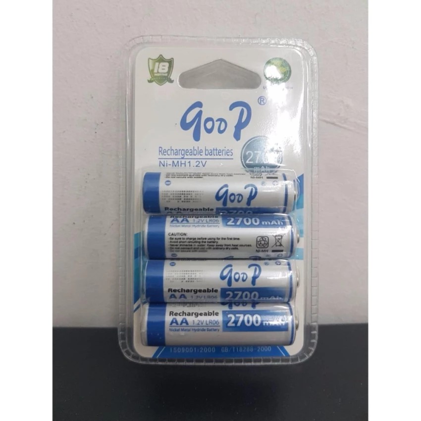 ถ่านชาร์จ-gp-2700-ไซส์-aa-2700-mah-1-2v-x-4-ก้อน