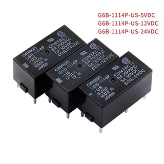 ภาพหน้าปกสินค้าG6B-1114P-US  5BDC 12VDC 24VDC OMRON รีเลย์ลงปริ้น ของใหม่   relay ที่เกี่ยวข้อง