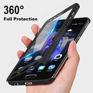 เคสโทรศัพท์มือถือ PC แบบแข็ง 360 องศา พร้อมกระจก สําหรับ Samsung Note 5 4 3 Galaxy Note 8 9