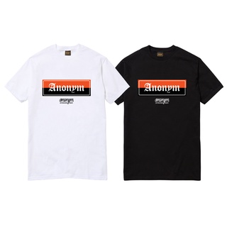 เสื้อยืด แขนสั้น ผู้ชาย anonym clothing สกรีนลาย : box logo 2021 (ob)