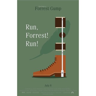 โปสเตอร์ หนัง Forrest Gump ฟอร์เรสท์ กัมพ์ อัจฉริยะปัญญานิ่ม 1994 Poster รูปภาพ ภาพติดผนัง โปสเตอร์ภาพพิมพ์ Movie Poster