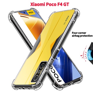 เคสโทรศัพท์ซิลิโคน TPU ใส กันกระแทก ป้องกันกล้อง สําหรับ Xiaomi Poco F4 GT 5G F 4 Pocof4 F3 X3 GT 5G NFC