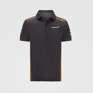 เสื้อโปโลแขนสั้น ลายทีมแข่ง F1 Mclaren F1 Jersey แฟชั่นฤดูร้อน สําหรับผู้ชาย และผู้หญิง 2022