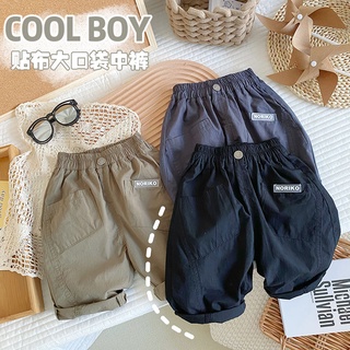 [Babycat] พร้อมส่ง ขายดี ใหม่ กางเกงขาห้าส่วน แบบบาง ระบายอากาศ สไตล์เกาหลี ญี่ปุ่น ฤดูร้อน สําหรับเด็กผู้ชาย