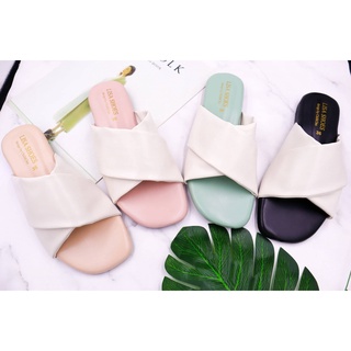 ‼️รุ่นไฮโซ‼️รองเท้าแตะนุ่มนิ่ม36-41✨แบรนด์Lisa.Shoes(L25)​งานสั่งตัดพรีเมี่ยมขึ้นห้างหรู​ มีบริการเก็บปลายทางคร้า🔥
