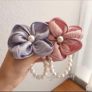 sale!!ยางรัดผมเกาหลี ยางรัดมุก ยางรัดผมมุก พร้อมส่ง🌸มี 8สี