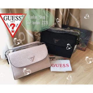 GUESS RAYNA LOGO EMBOSSED  CROSSBODY BAG