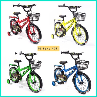 ภาพหน้าปกสินค้า🔥จัดโปรสินค้าใหม่ จักรยานเด็ก 16นิ้ว Zero มีตระกร้า มีท้าย รถจักรยานเด็ก จักรยานราคาถูก รถจักรยาน 4211 ที่เกี่ยวข้อง