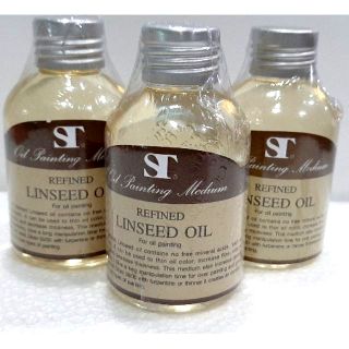 ST REFINED LINSEED OIL น้ำมันลินซีด 100 ml.