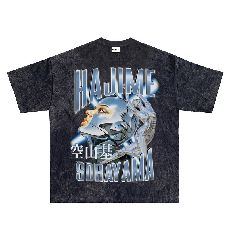 เสื้อยืดโอเวอร์ไซส์rulee-hajime-sorayama-kongshanji-เสื้อยืดแขนสั้น-พิมพ์ลายแอนิเมชั่น-สไตล์ฮิปฮอป-วินเทจs-3xl
