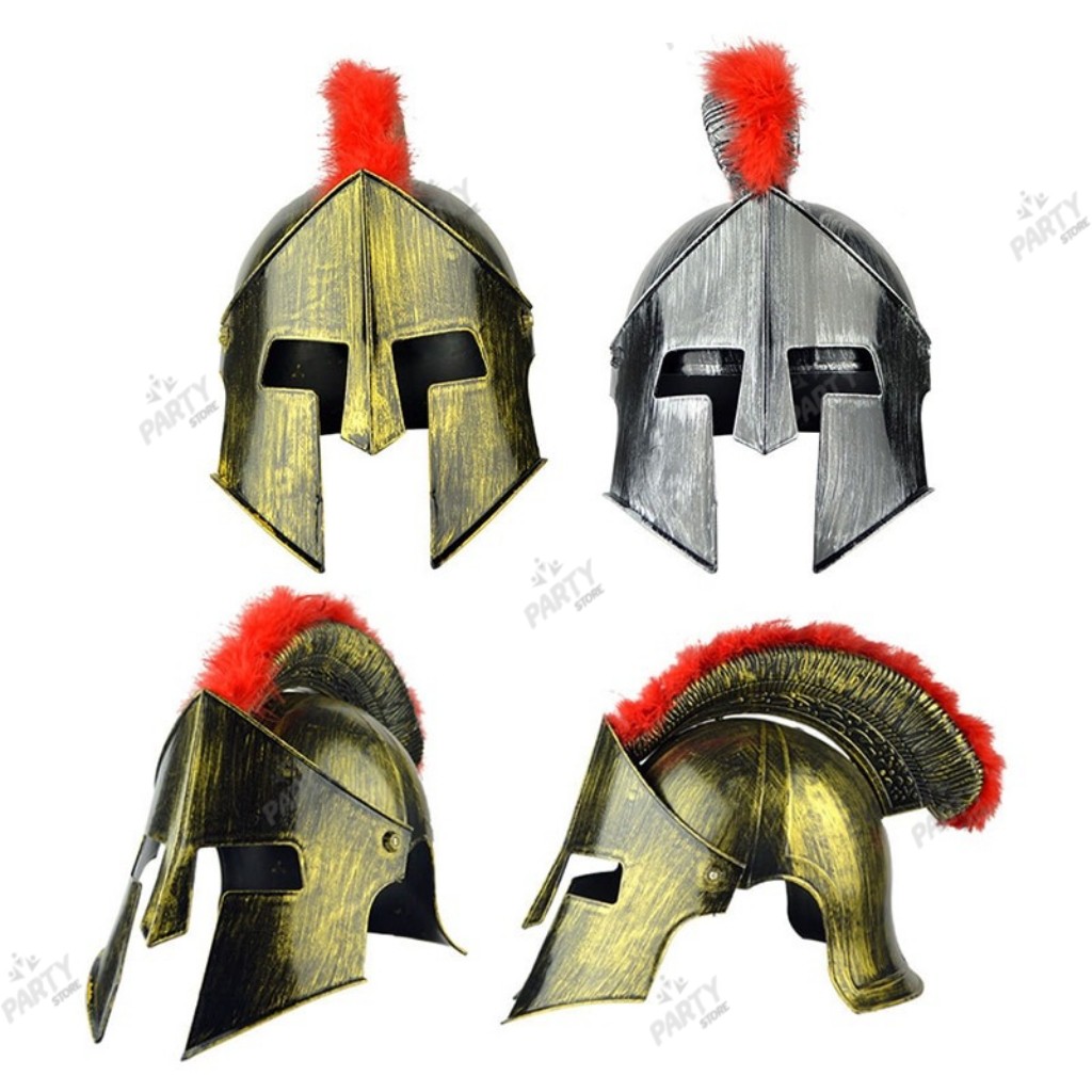 หมวกนักรบโรมัน-หมวกสปาร์ตัน-รูปแบบชาวกรีกโบราณ-หน้ากาก-สำหรับปาร์ตี้-แฟนซี