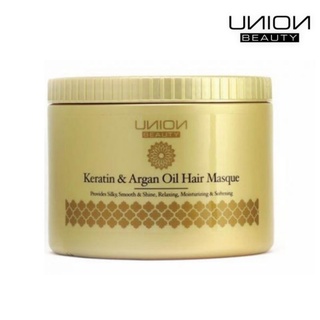 Union Keratin &amp; Argan Oil Hair  ยูเนี่ยน บิวตี้ แฮร์ เคราติน ทรีทเมนท์​บำรุงผม ทรีทเมนท์​อาร์แกนออยล์ ทรีทเมนท์​เคราติน