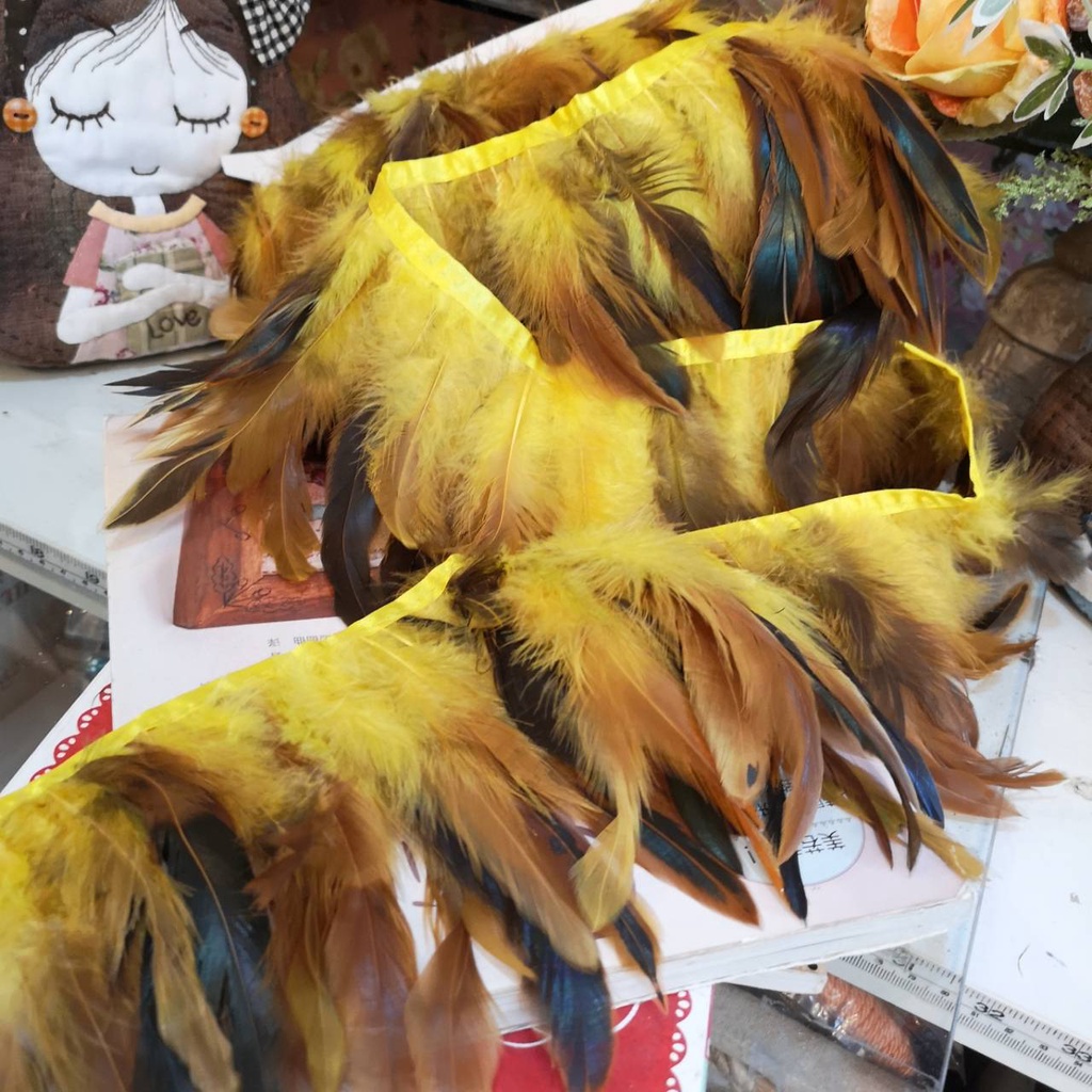 ขนไก่โต้ง-ขนไก่-มีหลายสี-พร้อมส่ง-เส้นขน-ขนนก-ขนไก่-สีสวย-แบ่งขาย-ตัดสั้น-ความยาวขน-ยาว-12-13-cm