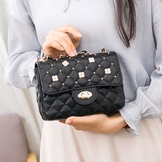 AXIXI Fashion Bag รุ่น Daisy Meadows Black สีดำ 12247BK