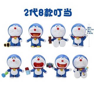 พร้อมส่งในไทย โมเดลโดเรม่อนพร้อมของวิเศษ เซ็ท 8 ตัว Doraemon Figure