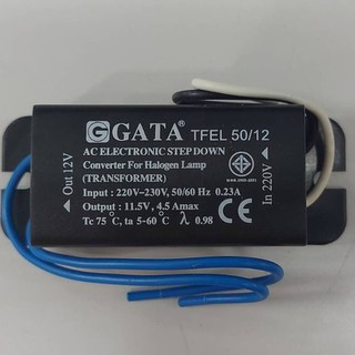 Electronic Transformer ยี่ห้อ GATA TFEL 50/12