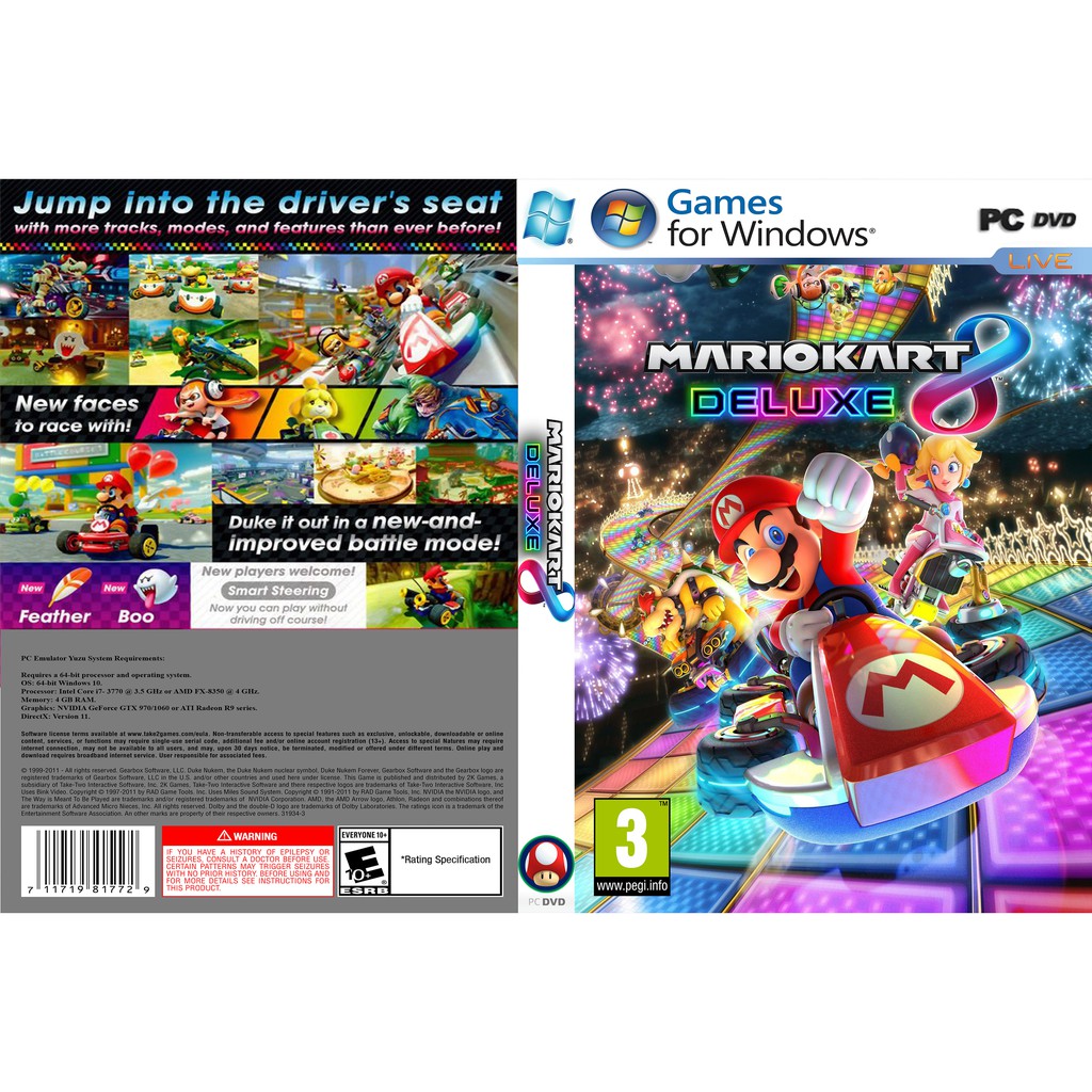 Mario Kart 8 Deluxe PC GAME [ออฟไลน์] Shopee Thailand