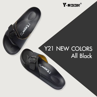 ขายดี-รองเท้า-yroon-รุ่น-33-y21-หน้าเข็มขัด-ปรับขนาดได้-สำหรับคนหน้าเท้าใหญ่-เล็ก