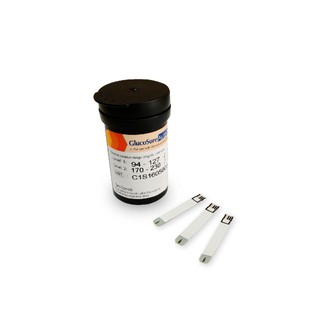 ALLWELL แผ่นสำหรับเครื่องวัดน้ำตาล Glucosure Autocode Test Strip 100 ...