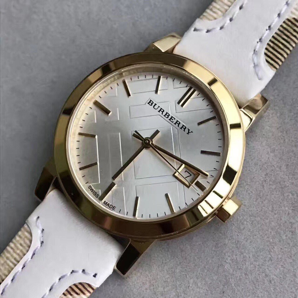 ของแท้จากการซื้อ-burberry-bu9015-9110-ดูคลาสสิกของผู้หญิงแฟชั่นลำลองอังกฤษนาฬิกา