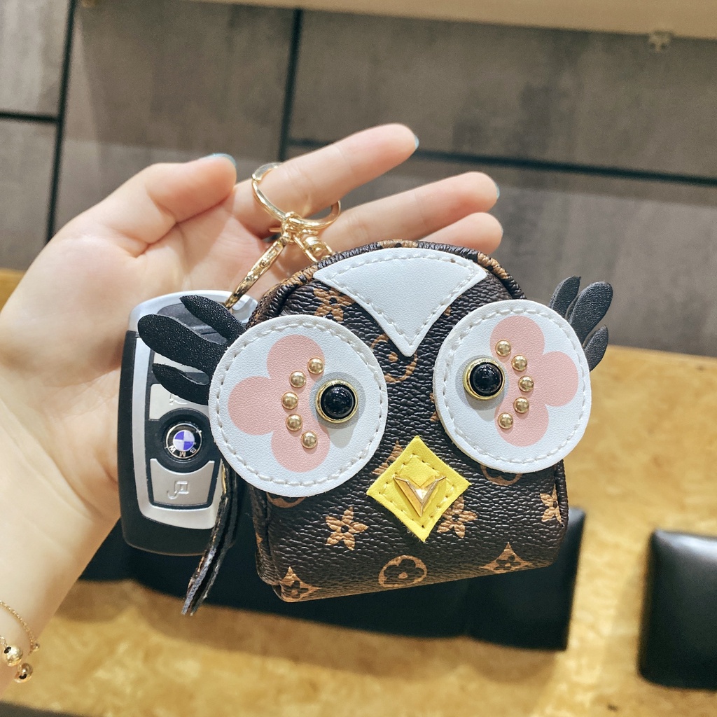 gifts-cartoon-flower-leather-owl-zero-wallet-mini-girl-key-chain-bag-pendant-storage-bag