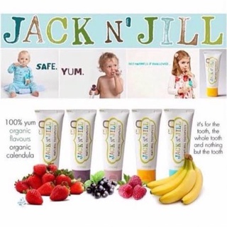 ภาพหน้าปกสินค้า👶🏻ของมันต้องมี👶🏻เพื่อลูกน้อยของเรา ยาสีฟัน Jack n’ Jill ยาสีฟันกลืนได้เหมาะกับเด็กเล็ก แล้วเด็กๆ จะชอบการแปรงฟัน ที่เกี่ยวข้อง