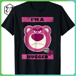 Bear ฤดูร้อนmen bear Toy Story Hugger Lotso Bear Graphic T-Shirt เสื้อยืดแฟชั่นคอกลม สบายๆ ผ้าฝ้าย100% เสื้อยืดผ้าฝ้าย