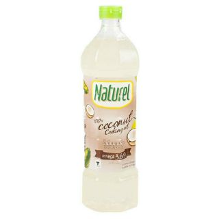 Naturel Coconut น้ำมันมะพร้าวสำหรับปรุงอาหาร (ตรา เนเชอเรล) ปริมาตรสุทธิ 1 ลิตร