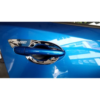 เบ้ารองมือ Mazda 2 SkyActiv สีดำด้าน โครเมี่ยม ปี 2015 - 2020 ถูกที่สุด!!!