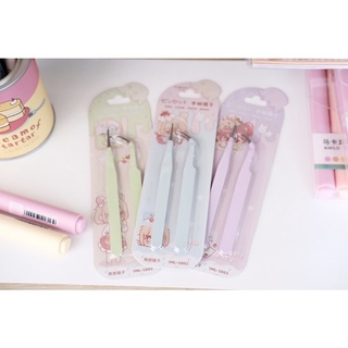 Set ที่หนีบสติ๊กเกอร์ ทั้งแบบตรง และ แบบโค้ง สีสวย