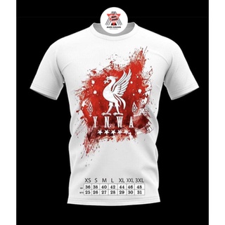 เสื้อ(Liverpool) ใส่ได้ทั้งผู้ชายและผู้หญิง เสื้อยืดลิเวอร์พูล Liverpool เนื้อผ้าคอตตอน100% สกรีนลาย FSM