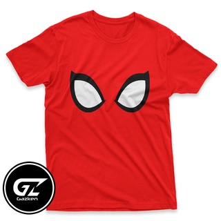 เสื้อยืดสีขาวเสื้อยืด พิมพ์ลาย Marvel Spiderman Eye Peter Parker สําหรับผู้ใหญ่S-4XL