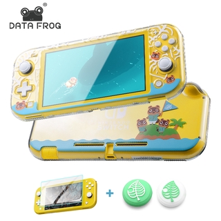 Data เคสแข็ง แบบใส ลายกบ สําหรับ Nintendo Switch lite NS Switch lite