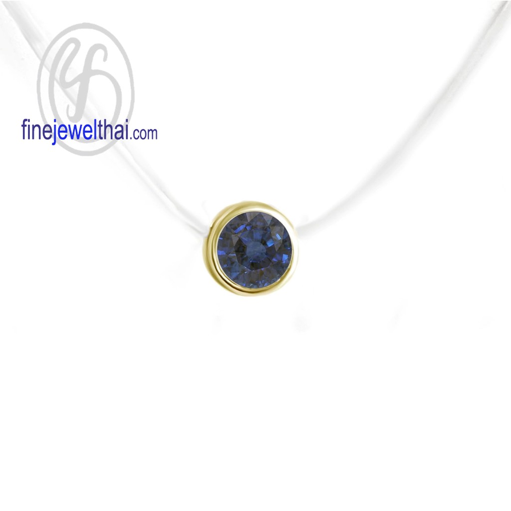 finejewelthai-จี้ไพลิน-ไพลิน-จี้พลอย-พลอยประจำเดือนเกิด-blue-sapphire-silver-pendant-birthstone-p1086bl00-ราคาต่อชิ้น