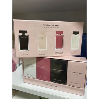 Narciso Rodriguez For Her Miniature Collection 4 in 1 set 7.5mlแท้💯✅