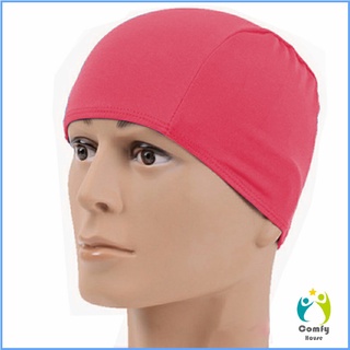 Comfy หมวกว่ายน้ำ แห้งเร็ว และกันลื่น อุปกรณ์ว่ายน้ำ ผู้ชาย ผู้หญิงสามารถใส่ได้ Swimming cap
