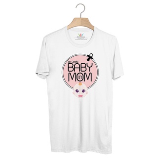 BP156 เสื้อยืด BABY in MOM #GIRL