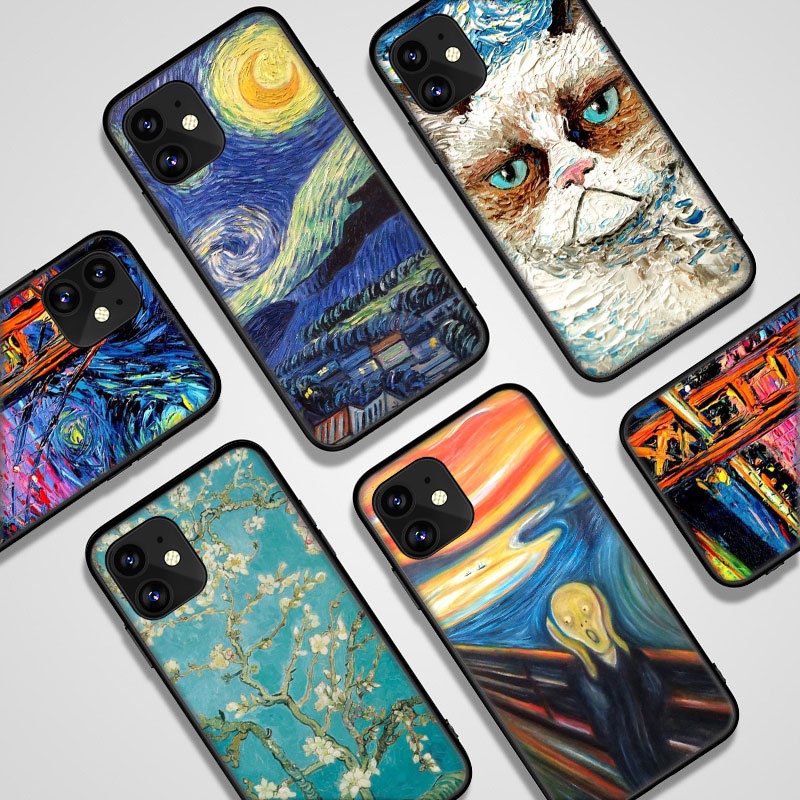 เคสโทรศัพท์มือถือ-ลาย-van-gogh-starry-night-star-สําหรับ-xiaomi-redmi-note-10-10x-11-pro-4g-5g-poco-x3-nfc-m3