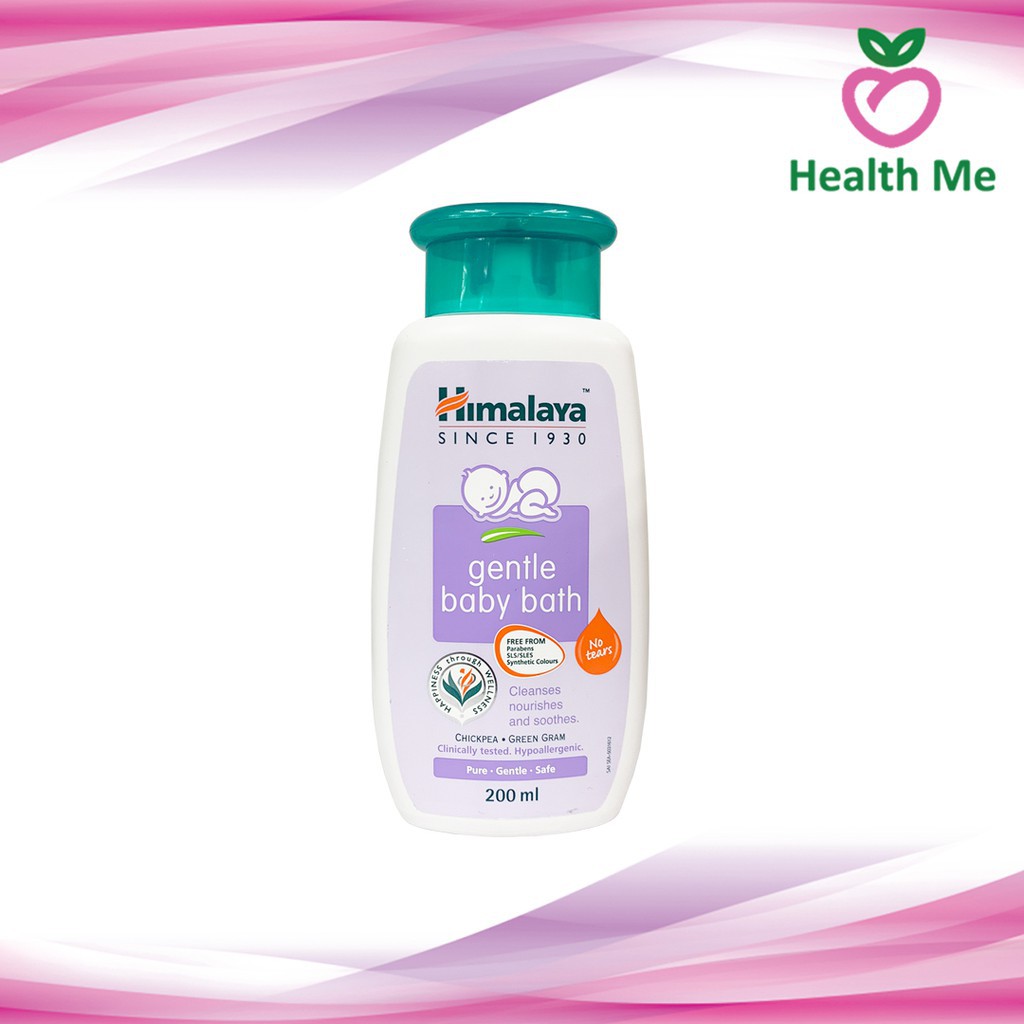 ☍Himalaya Gentle Baby Bath 200 ml ครีมอาบน้ำเด็ก หิมาลายา เจนเทิล เบบี้ ...