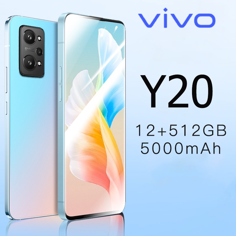 ภาพหน้าปกสินค้าvivo Y20 โทรศัพท์มือถือ เครื่องใหม่ (ของเเท้100%) โทรศัพท์ 12GB+512GB 5G โทรศัพท์ Smart phone รองรับ2ซิม จากร้าน coixlvv9mc บน Shopee