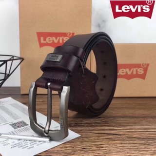 สินค้า ของเท้!! เข็มขัดลีวายส์ ลีวาย เข็มขัดหนังแท้ Levi’s belt LV2