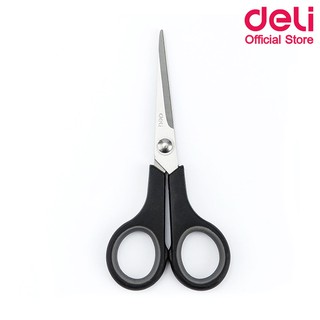 Deli 6005 Scissors กรรไกร ขนาด 5 1/2 นิ้ว (คละสี 1 ชิ้น) กรรไกรสแตนเลส อุปกรณ์สำนักงาน กรรไกรตัดกระดาษ เครื่องเขียน อุปกรณ์เครื่องเขียน