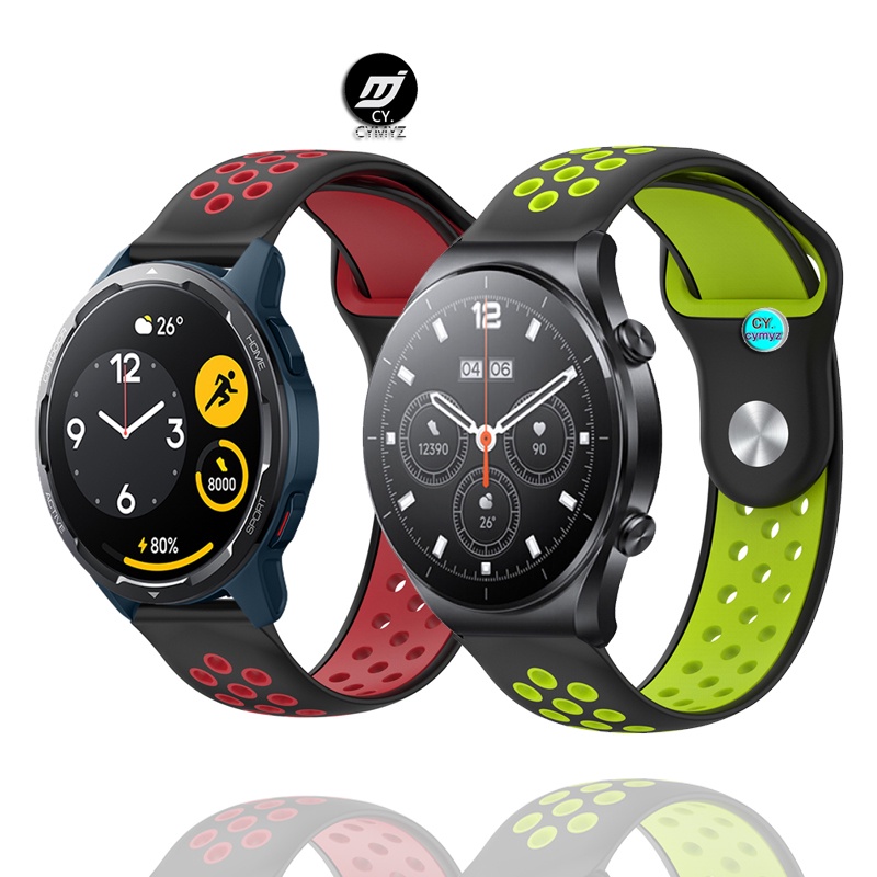 ภาพหน้าปกสินค้าสาย Xiaomi Watch S1 สาย สายนาฬิกาสายซิลิโคน Xiaomi Watch S1 Active สายรัด สายรัดข้อมือกีฬา สายรัด Xiaomi Watch S1 Active สายรัด