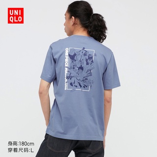 [S-5XL] Uniqlo เสื้อยืด แขนสั้น พิมพ์ลายวันพีช จักรพรรดิทะเล Kaido สําหรับผู้ชาย ผู้หญิง (UT) 434376  ยูนิโคล่