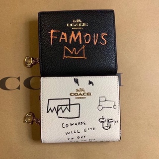 C5587 Coach X Jean Michel Basquiat Snap Wallet