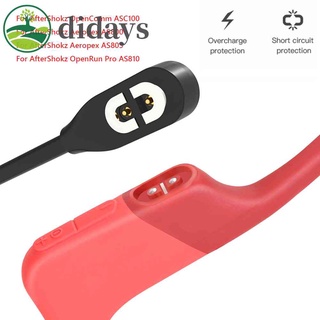 Didays ที่ชาร์จหูฟัง 60 100 ซม. สําหรับ AfterShokz OpenComm ASC100/Aeropex AS800