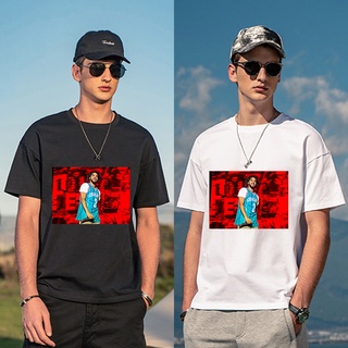 เสื้อฮิปฮอปฤดูร้อน CX J.Cole star โปสเตอร์เสื้อวินเทจเสื้อผ้าทีกราฟิกพิมพ์เสื้อยืดสําหรับผู้ชาย #mI