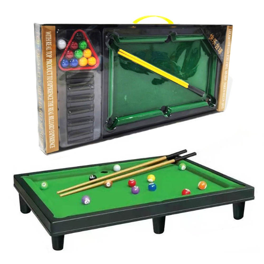 Tabletop Table Pool Billiard Snooker Game Kids Adults Portable Set